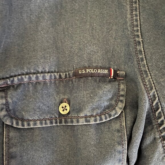 US Polo Assn Ladies Denim dress size XL (never worn) - Picture 9 of 9